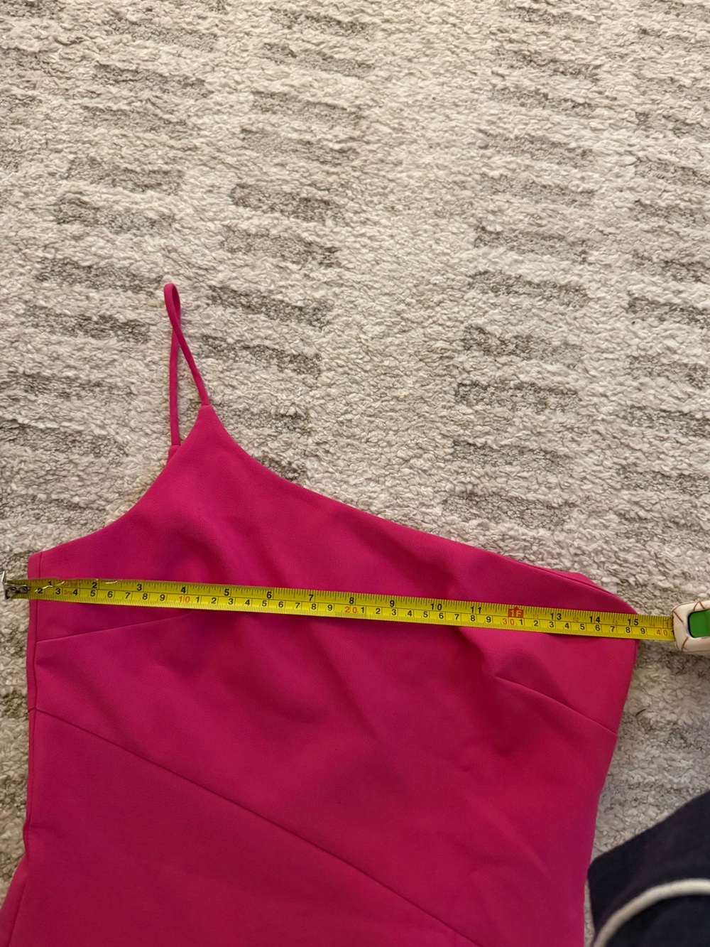 Likely Hot Pink One-Shoulder Sheath Dress with Front Slit - Picture 6 of 8